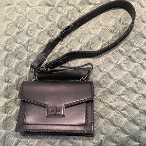 Kooples Elegant Black Leather Women's Bag